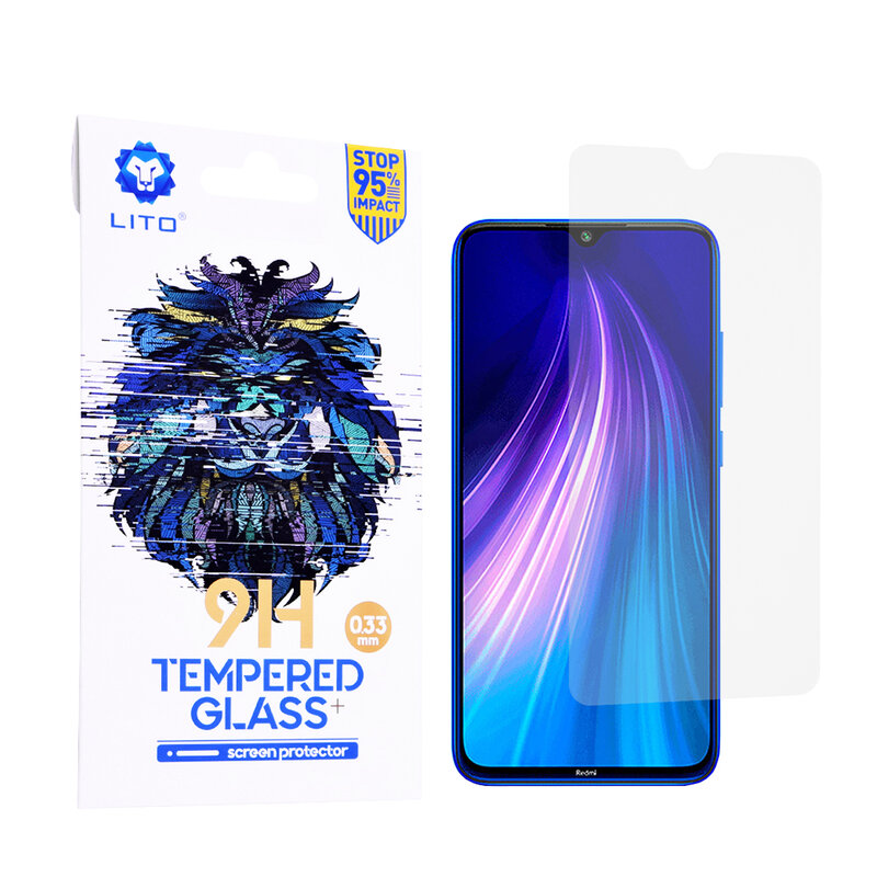 Folie Sticla Xiaomi Redmi Note 8T Lito 9H Tempered Glass - Clear