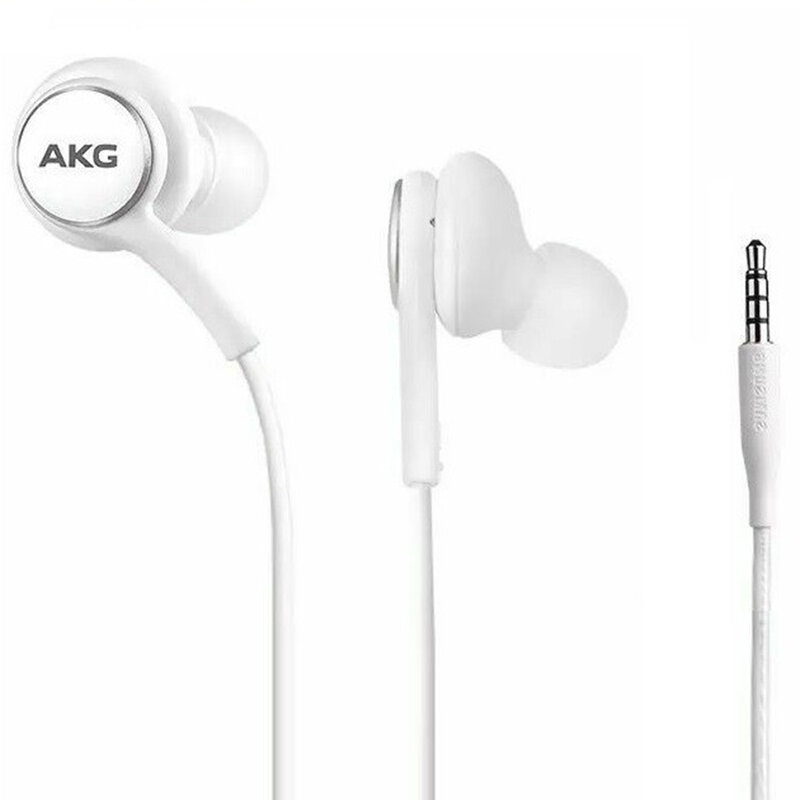 Casti in-ear originale Samsung AKG, microfon, Jack 3.5mm, alb, bulk, EO-IG955