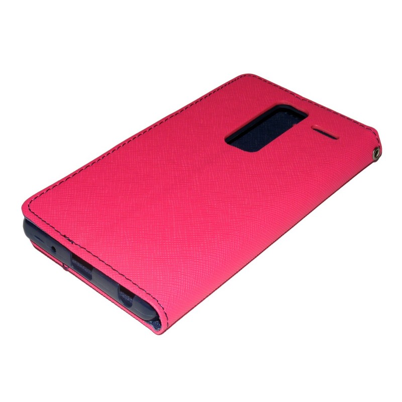 Husa LG Zero H650 Flip Roz-Albastru MyFancy