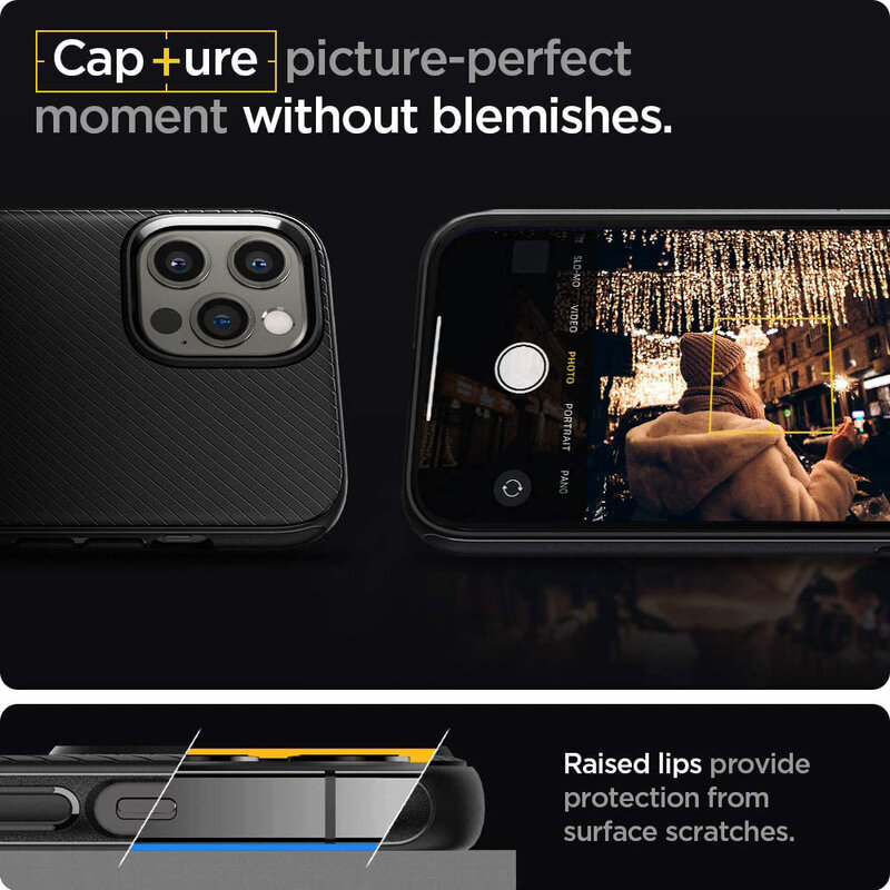 Husa iPhone 12 Pro Max Spigen Mag Armor, compatibila MagSafe, Negru