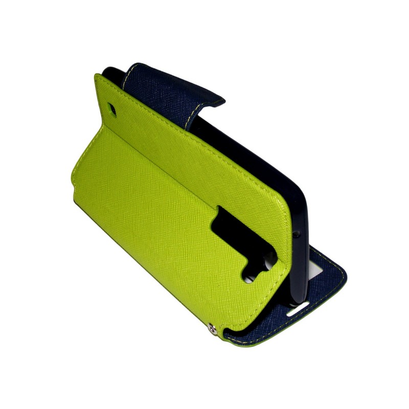 Husa LG K8 Flip S-View ROAR Verde