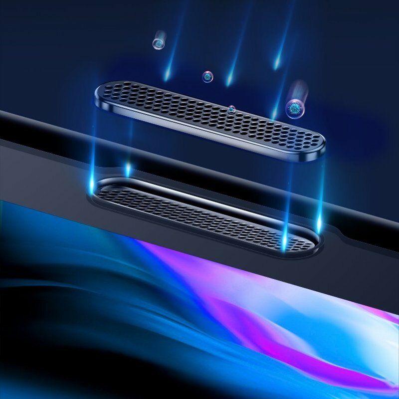 Folie Sticla iPhone 11 Pro Max Baseus Speaker Dust Protector -SGAPIPH65-WA01- Negru