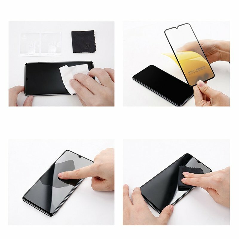 Folie Sticla iPhone 11 Pro Max Baseus Speaker Dust Protector -SGAPIPH65-WA01- Negru