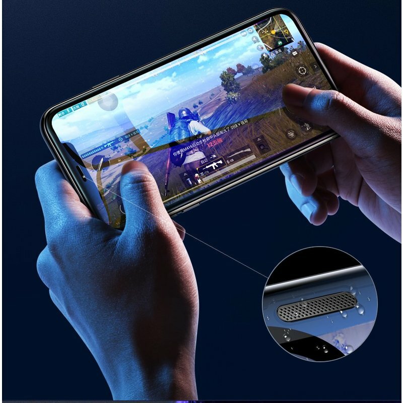 Folie Sticla iPhone 11 Pro Max Baseus Speaker Dust Protector -SGAPIPH65-WA01- Negru