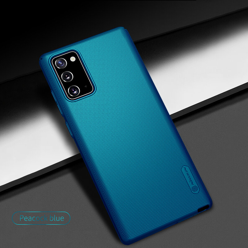 Husa Samsung Galaxy Note 20 Nillkin Super Frosted Shield, albastru