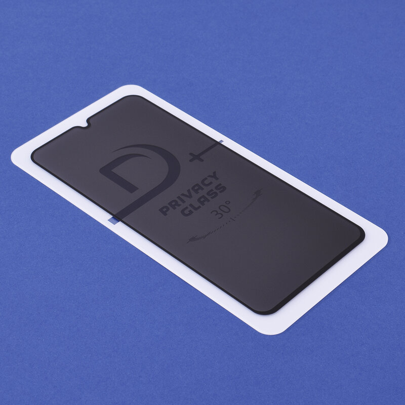 Folie Sticla Samsung Galaxy A50 Lito Privacy Cu Rama - Negru