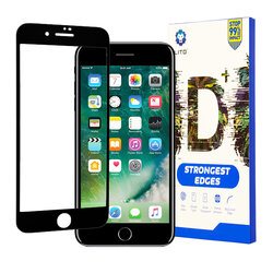 Folie Sticla iPhone 7 Plus Lito Strongest Edges Cu Rama - Negru