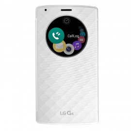 Husa Originala LG G4 H815 Quick Circle Cover Alba