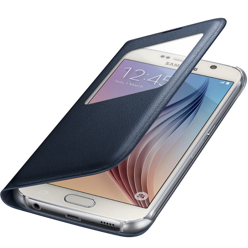 Husa Originala Samsung Galaxy S6 G920 S-View Cover Negru