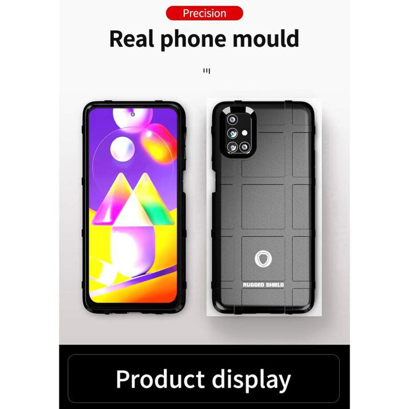 Husa Samsung Galaxy M31s Mobster Rugged Shield - Albastru