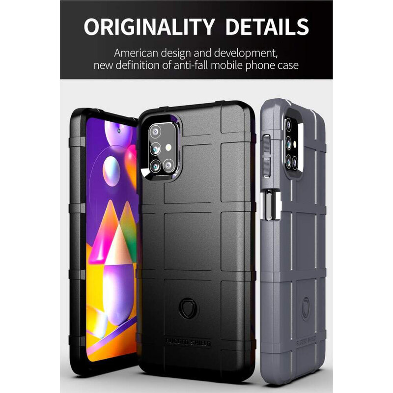 Husa Samsung Galaxy M31s Mobster Rugged Shield - Albastru