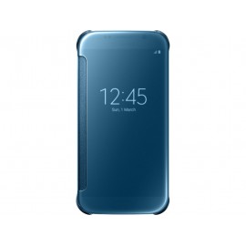 Husa Originala Samsung Galaxy S6 G920 Clear View Cover Turcoaz