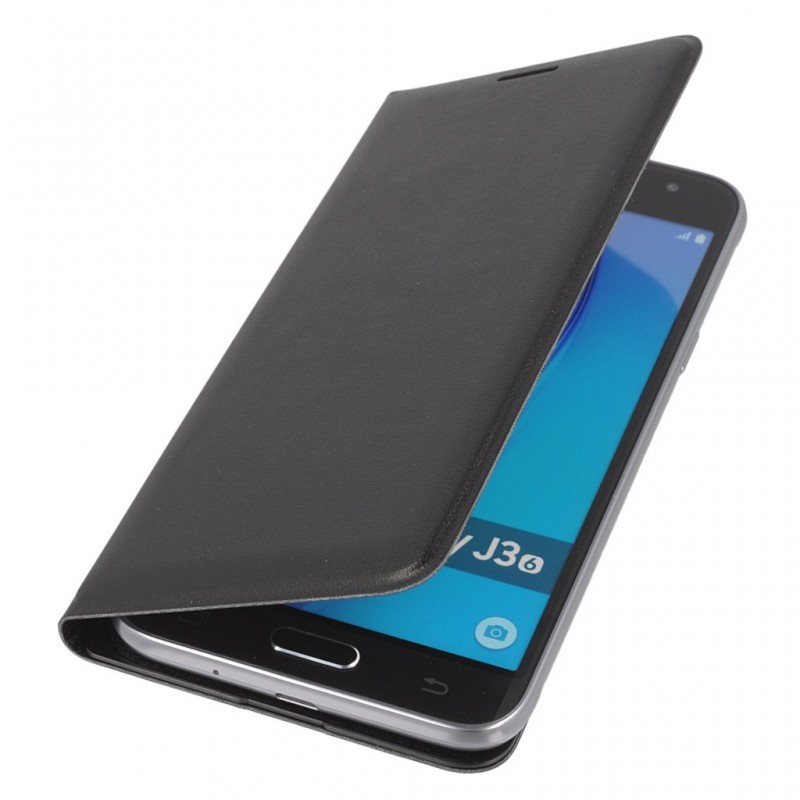 Husa Originala Samsung Galaxy J3 2016 J320 Flip Wallet Negru