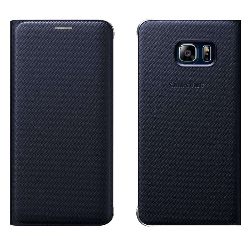 Husa Originala Samsung Galaxy S6 Edge Plus G928 Flip Wallet Negru