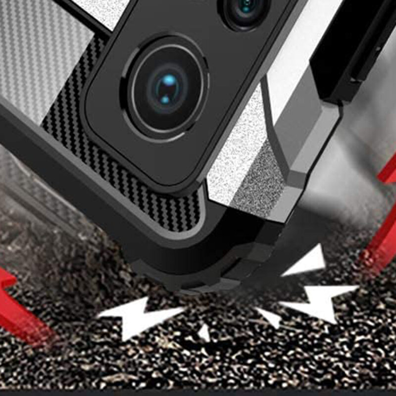 Husa Xiaomi Mi 10T 5G Techsuit Hybrid Armor, negru