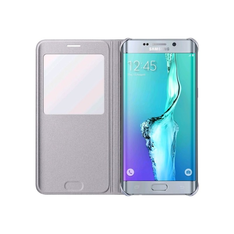 Husa Originala Samsung Galaxy S6 Edge Plus G928 S-View Cover Gri