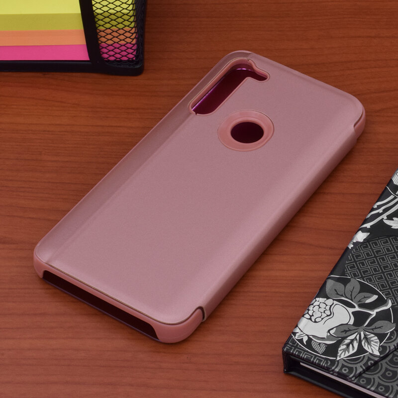 Husa Motorola Moto G8 Power Flip Standing Cover - Pink