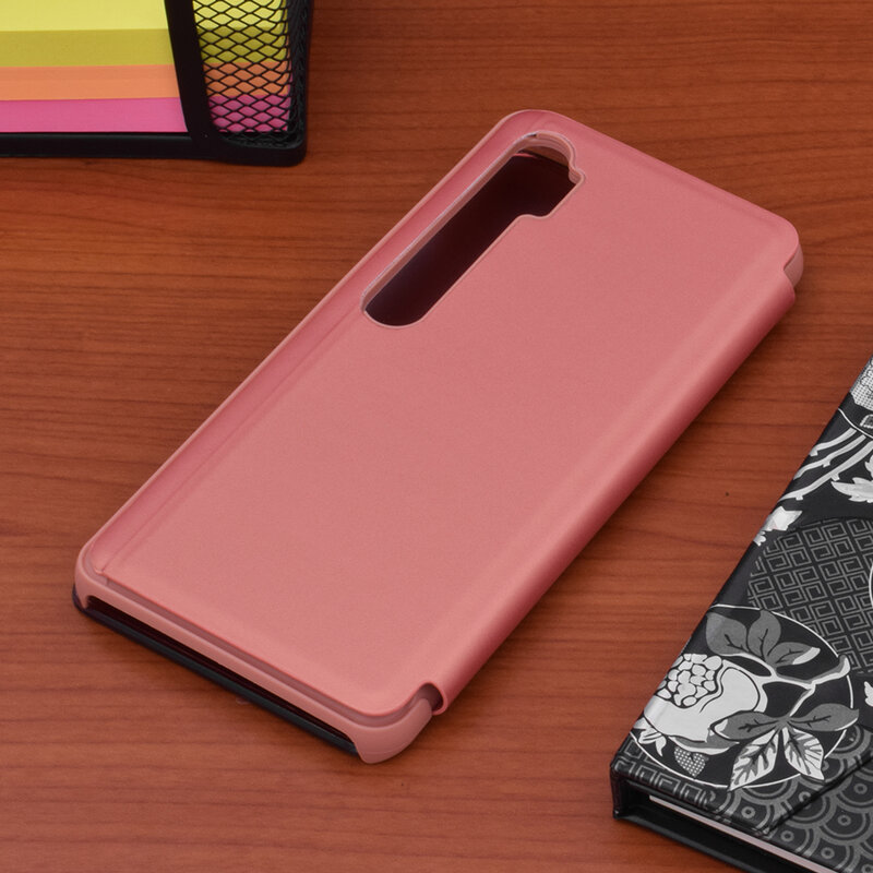 Husa Xiaomi Mi CC9 Pro Flip Standing Cover - Pink