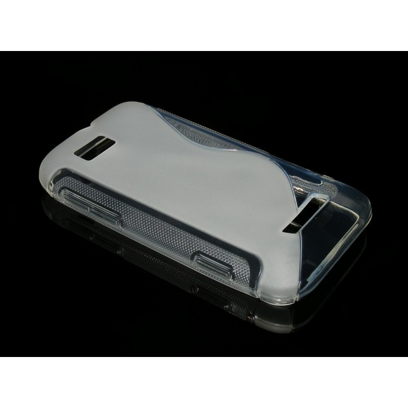 Husa Motorola Defy Mini XT320 Silicon Gel TPU Alb Transparent