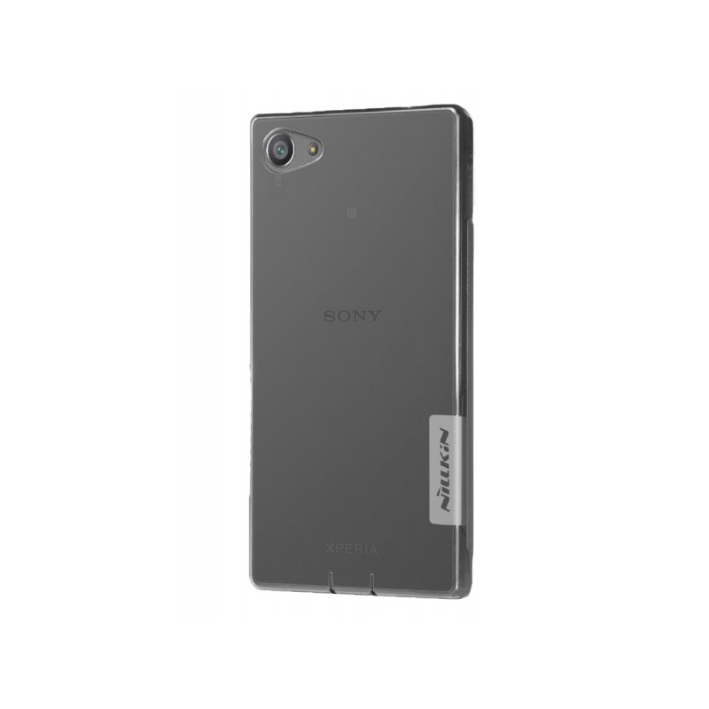 Husa Sony Xperia Z5 Compact Nillkin Nature UltraSlim Fumuriu