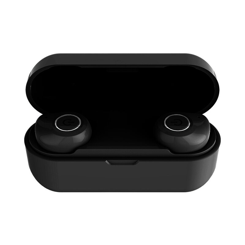 Casti in-ear wireless Gjby, TWS earbuds, Bluetooth, negru, TWS-02