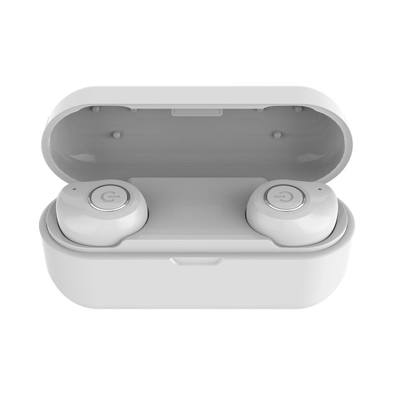 Casti in-ear wireless Gjby, TWS earbuds, Bluetooth, alb, TWS-02