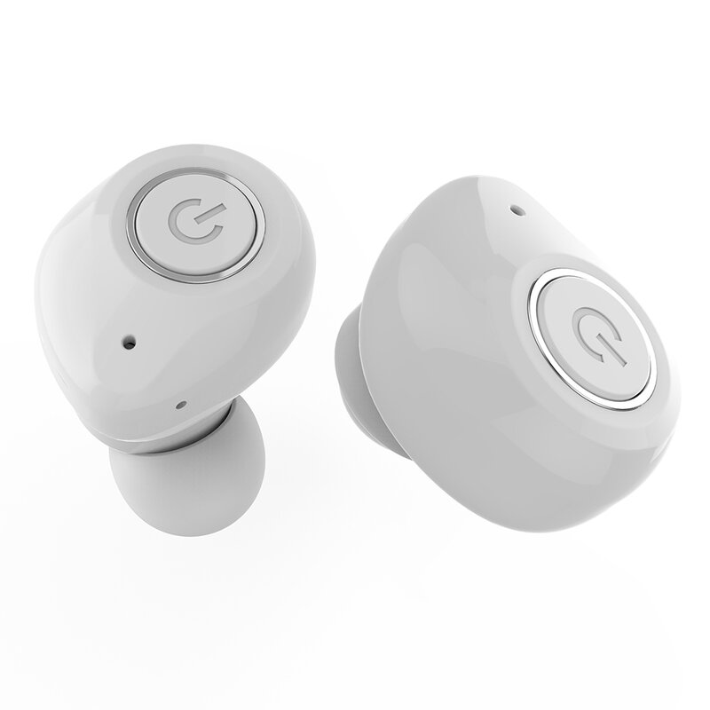 Casti in-ear wireless Gjby, TWS earbuds, Bluetooth, alb, TWS-02