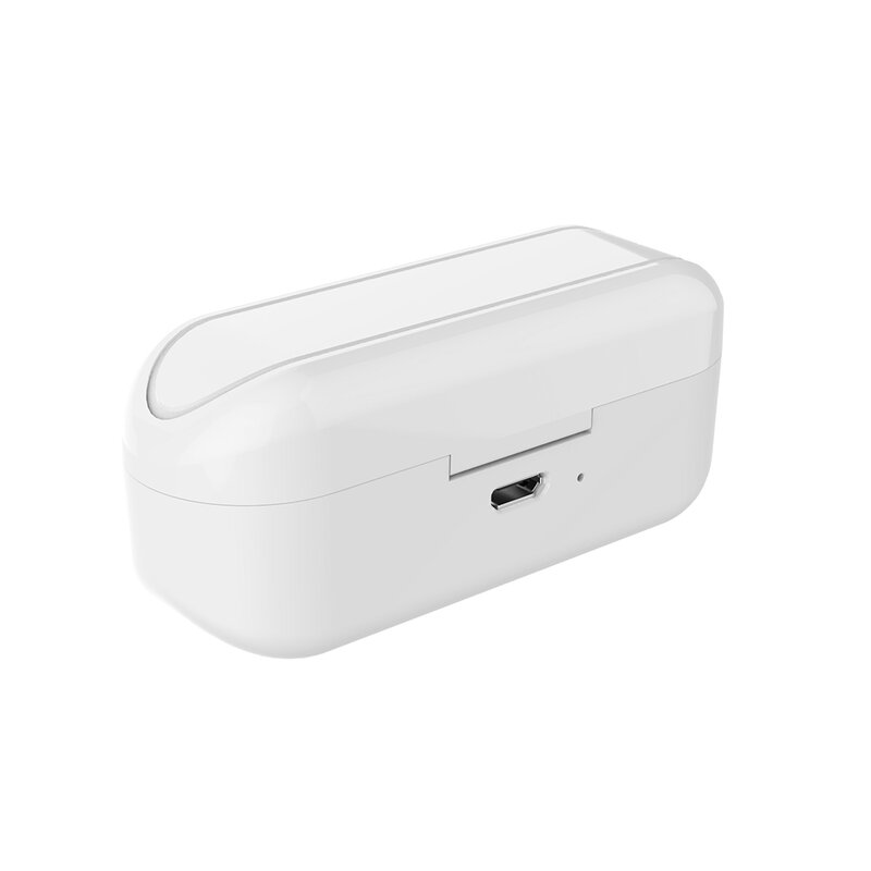 Casti in-ear wireless Gjby, TWS earbuds, Bluetooth, alb, TWS-02