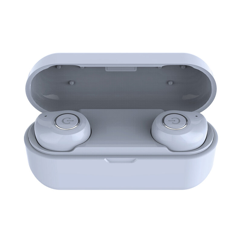 Casti in-ear wireless Gjby, TWS earbuds, Bluetooth, albastru, TWS-02