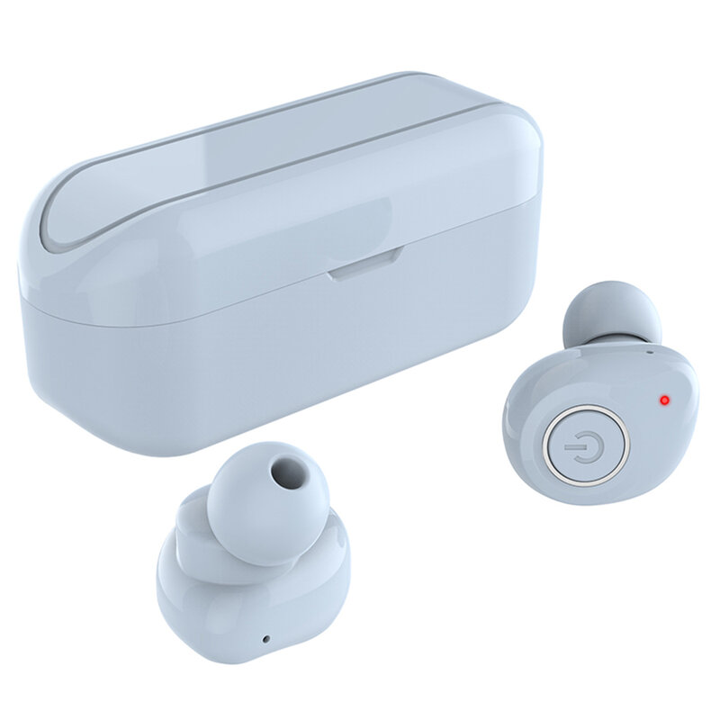Casti in-ear wireless Gjby, TWS earbuds, Bluetooth, albastru, TWS-02