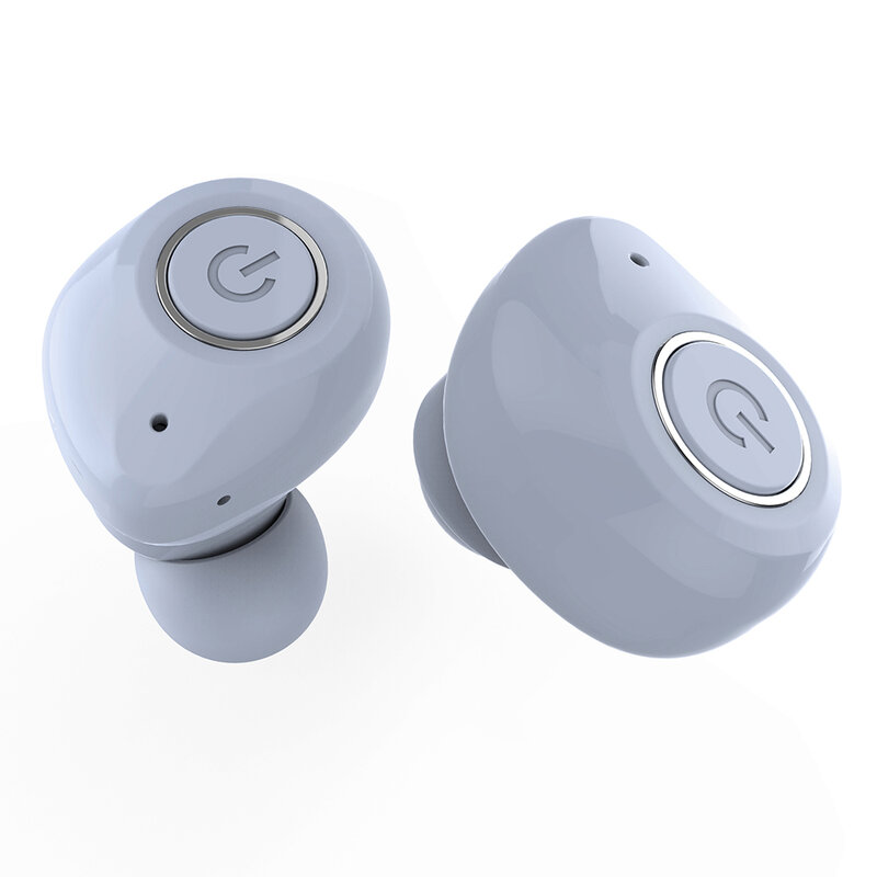 Casti in-ear wireless Gjby, TWS earbuds, Bluetooth, albastru, TWS-02