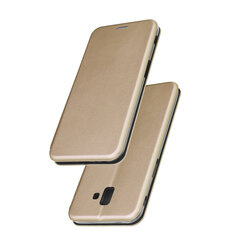 Husa Samsung Galaxy J6 Plus Flip Magnet Book Type - Gold