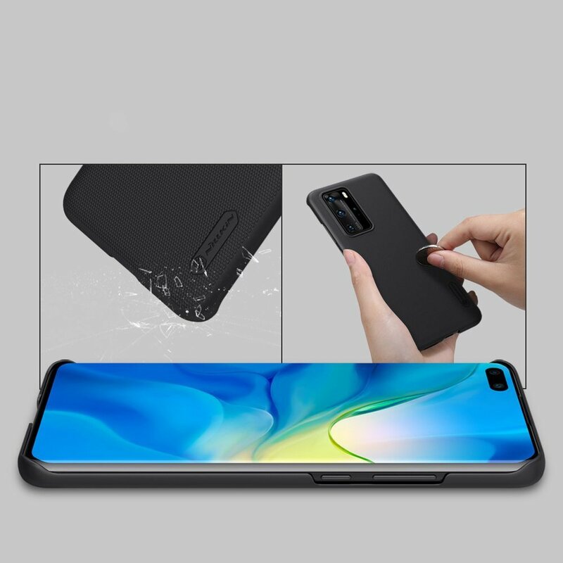 Husa Huawei P40 Pro Nillkin Super Frosted Shield, auriu