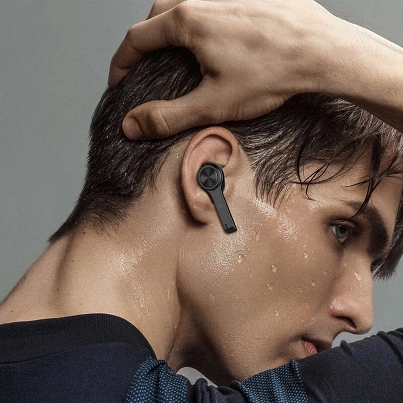 Casti in-ear wireless Wintory POD1, TWS earbuds, Bluetooth, microfon, negru