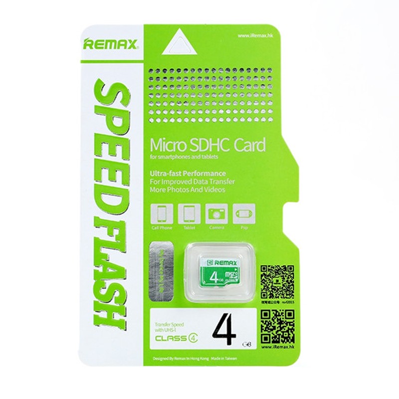 Card de memorie Remax Micro SDHC Class 4 - 4 GB