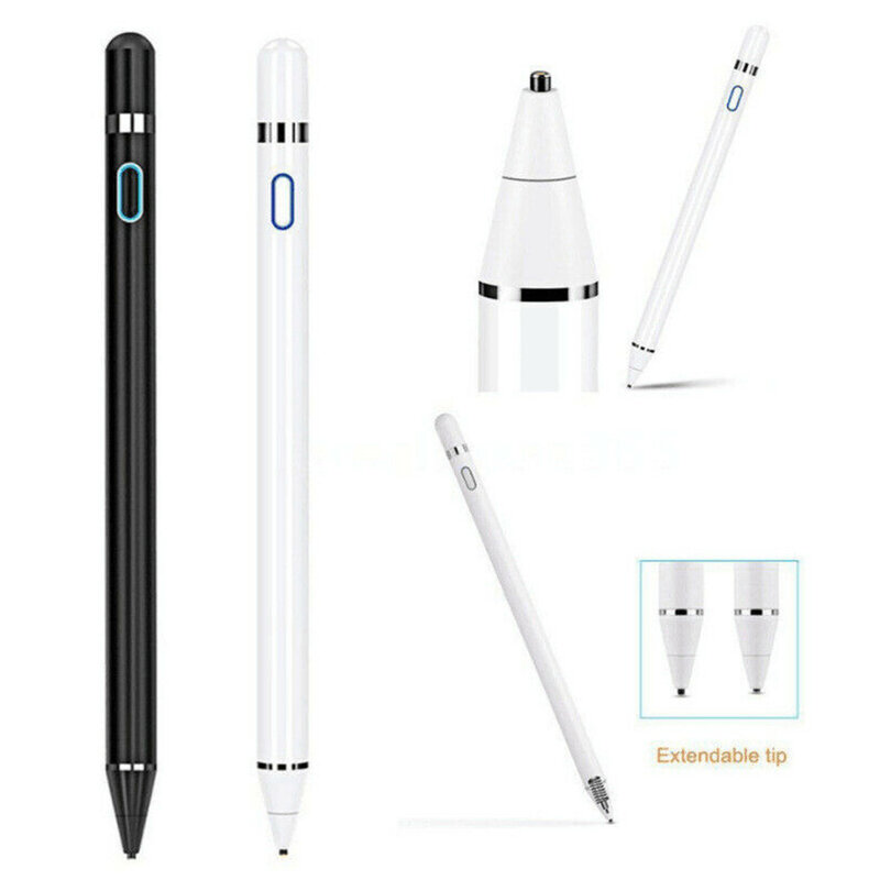 Stylus pen activ Techsuit, iOS, Android, cablu de incarcare Micro-USB, rosu, JA05