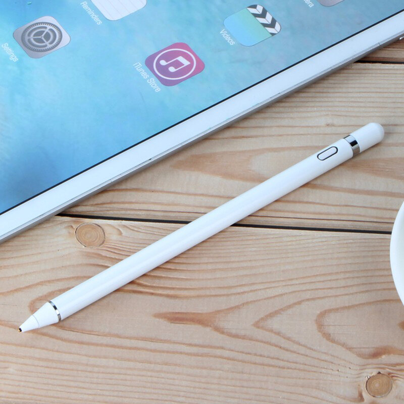 Stylus pen activ Techsuit, iOS, Android, cablu de incarcare Micro-USB, rosu, JA05