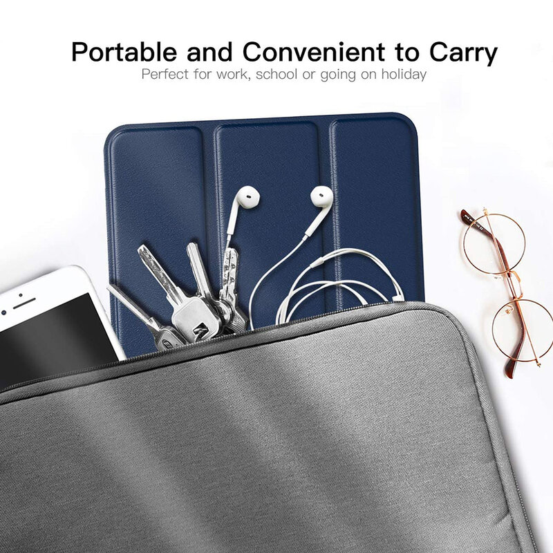 Husa Samsung Galaxy Tab A 10.1 2019 T510/T515 Techsuit FoldPro, albastru