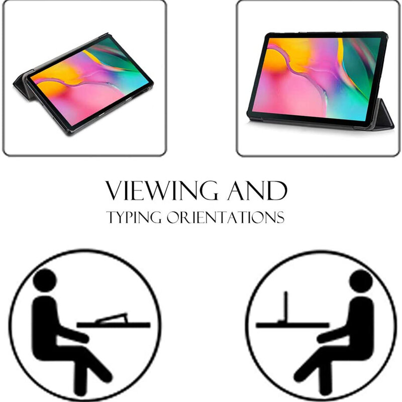 Husa Samsung Galaxy Tab A 10.1 2019 T510/T515 Techsuit FoldPro, negru