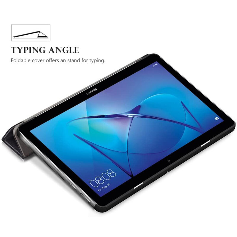 Husa Huawei Mediapad T3 10 Techsuit FoldPro, negru
