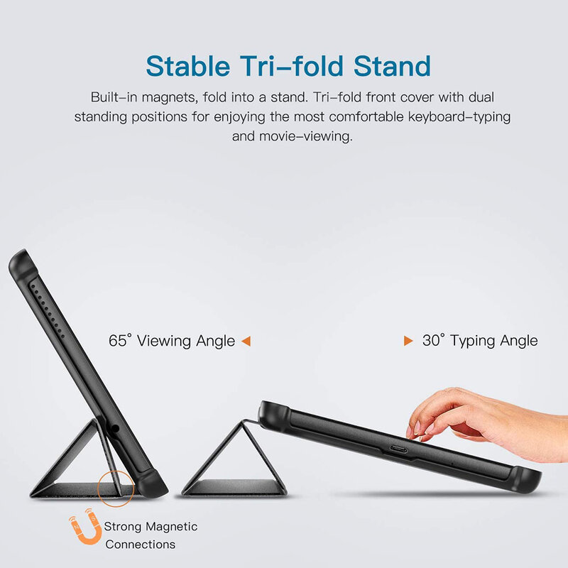 Husa Lenovo Tab M8 TB-8505X Techsuit FoldPro, negru