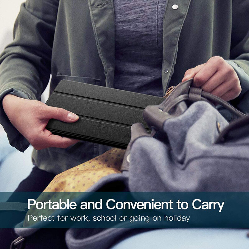 Husa Lenovo Tab M8 TB-8505X Techsuit FoldPro, negru