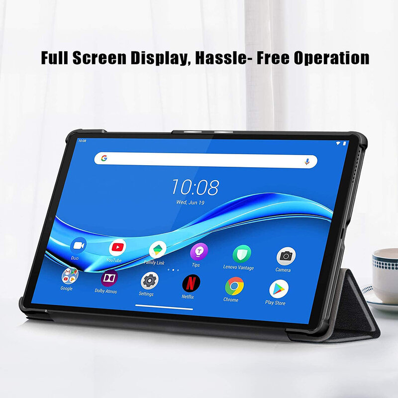 Husa Lenovo Tab M10 Plus TB-X606F Techsuit FoldPro, negru