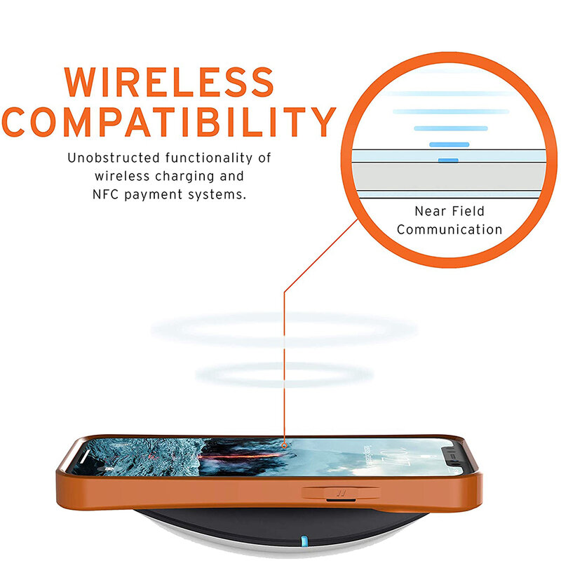Husa iPhone 12 UAG Outback Biodegradable - Portocaliu