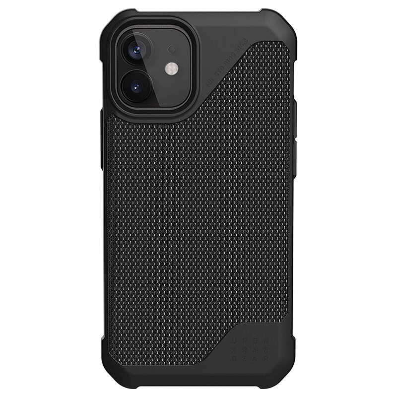 Husa iPhone 12 mini UAG Metropolis LT - FIBRARMR, negru