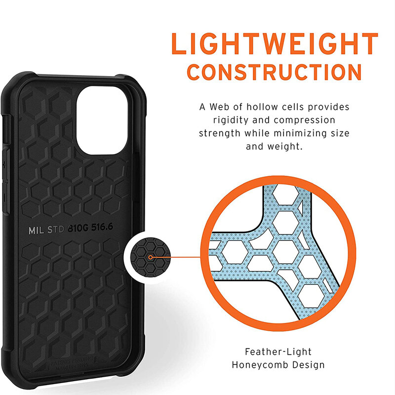 Husa iPhone 12 mini UAG Metropolis LT - FIBRARMR, negru