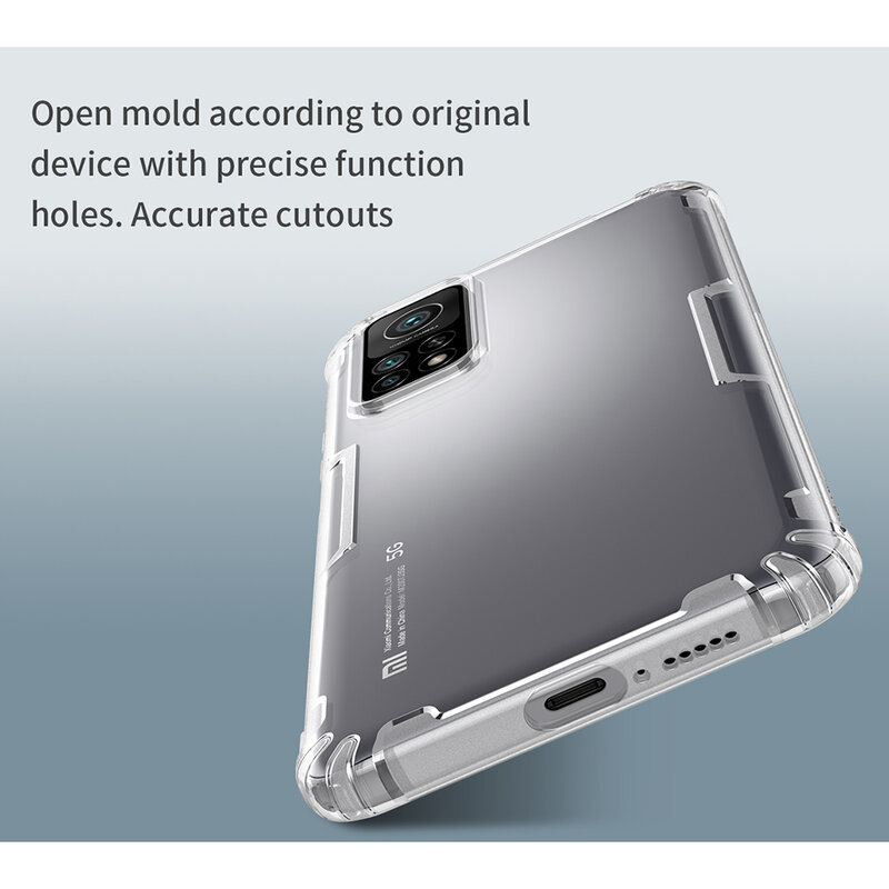 Husa Xiaomi Mi 10T 5G Nillkin Nature, transparenta