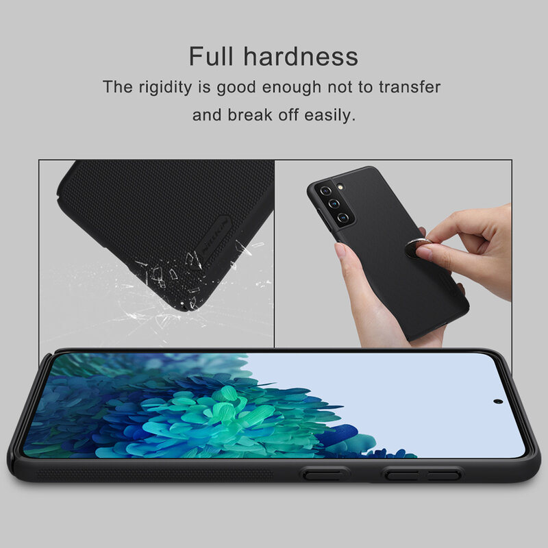 Husa Samsung Galaxy S21 5G Nillkin Super Frosted Shield, albastru