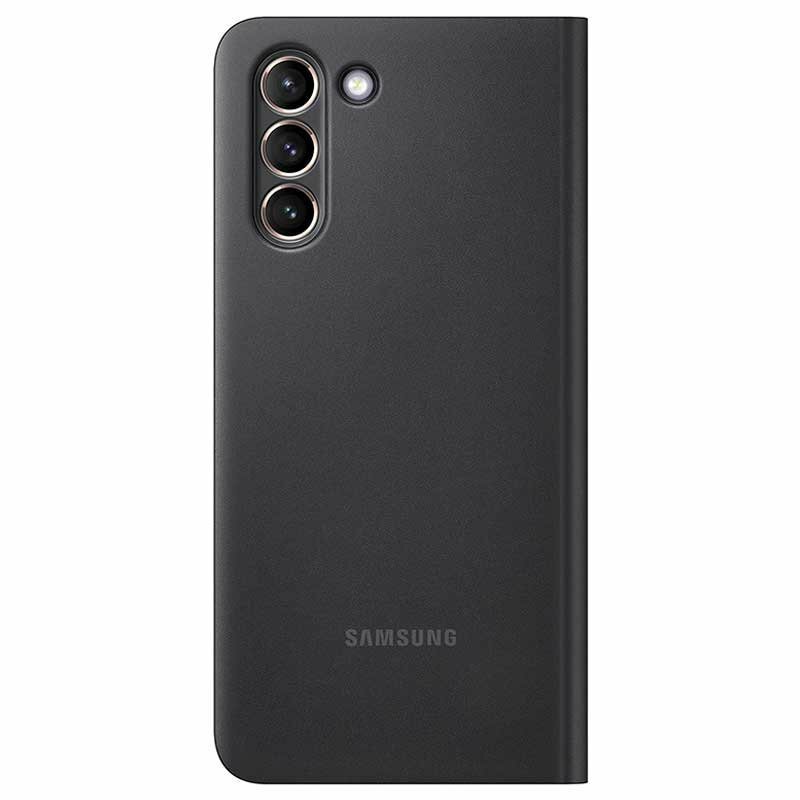 Husa Originala Samsung Galaxy S21 5G Smart Clear View Cover - Negru