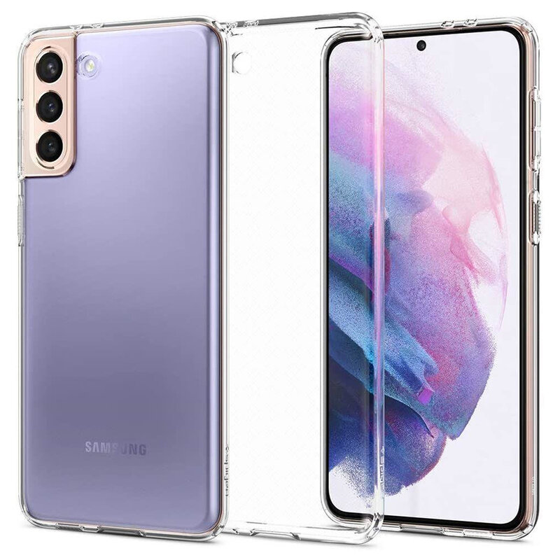Husa Samsung Galaxy S21 5G Spigen Liquid Crystal, transparenta